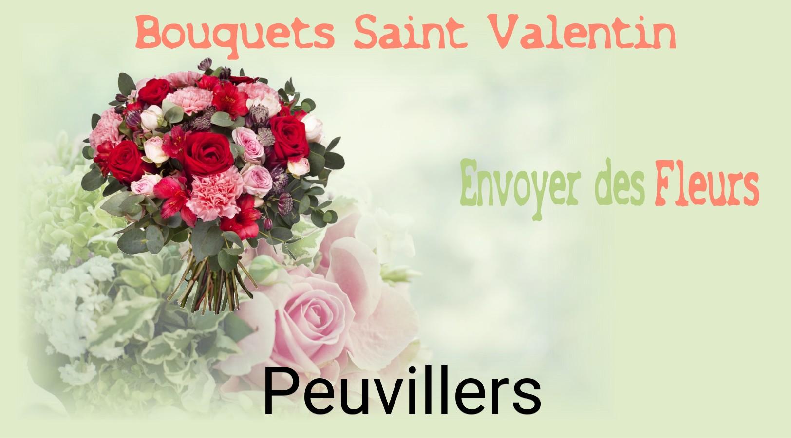Roses de Saint-Valentin livrées à Peuvillers